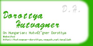 dorottya hutvagner business card